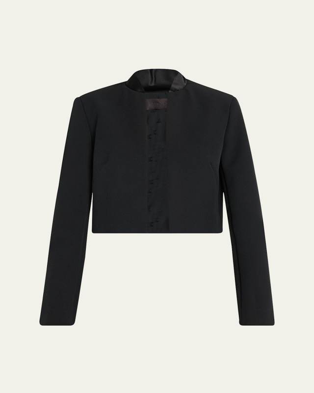 Tesoro Open Front Cropped Jacket